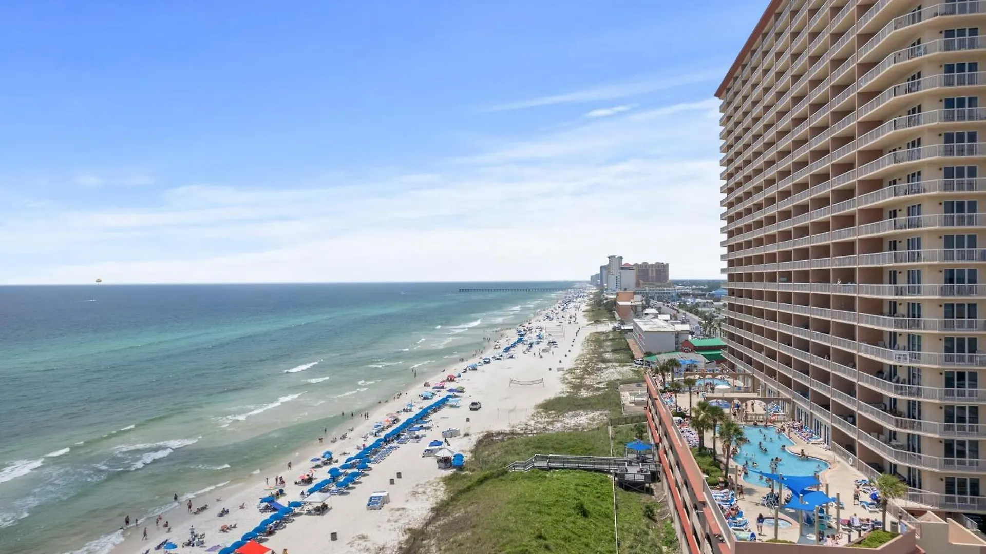 Tatil Evi Oceanfront Condo W Pool Pier Park Access Front Beach Retreat By Avantstay Panama City Beach